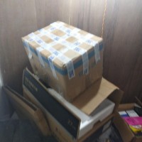处理废纸废品