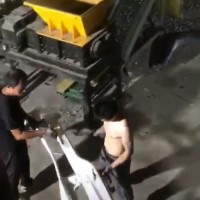 大量轿车保险杠朔料颗粒处理