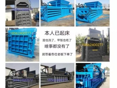 液压打包机立式 单缸双杠压缩打包机转让