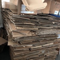 500多斤废装酒纸盒处理