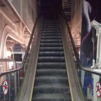 1台三菱扶手电梯需要拆除处理