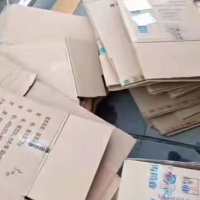十吨左右废纸处理