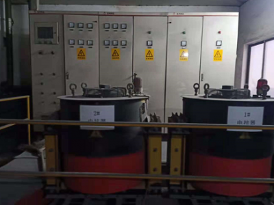 一套5t中频熔铝炉设备图1