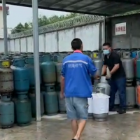 5000多个空不锈钢液化气罐处理