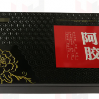 两盒铁盒阿胶处理