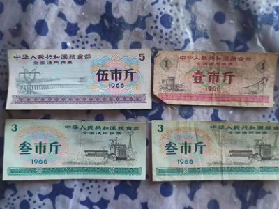 66的粮票6张处理，78年的还有几张