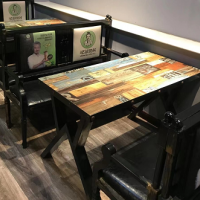 奶茶店桌椅设备打包处理