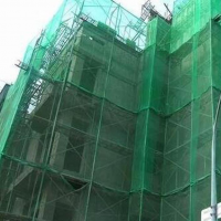17栋楼的工地安全网处理