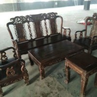40多年成套大红酸枝家具回收  花梨木免费看货定价