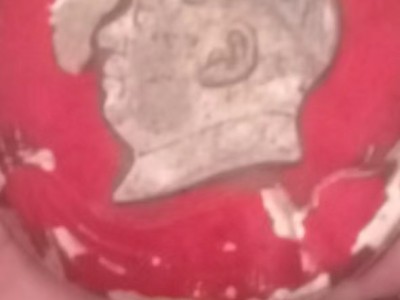 毛主席像章处理