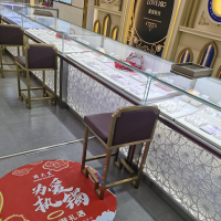 几十个珠宝展柜处理
