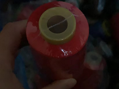 100多卷库存缝纫线处理
