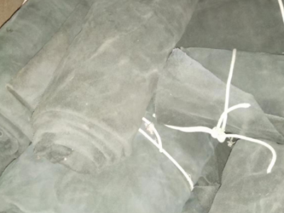 2000斤左右库存牛皮革处理图2