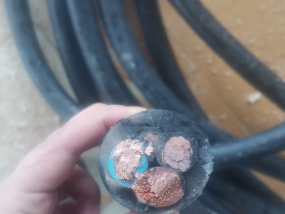 几十米电缆线处理