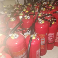 141个灭火器及160个防毒面具处理