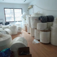一百多卷无纺布面料处理