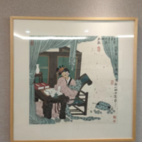 几十副油画及水墨画处理