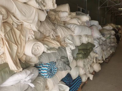 工厂库存针织面料、尾纱低价处理