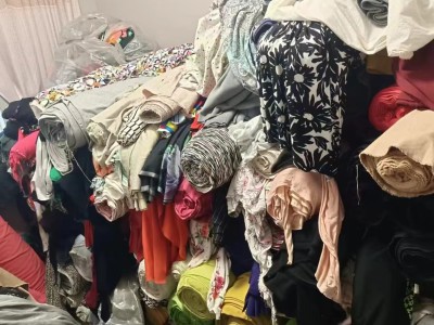 三吨多库存针织布料处理