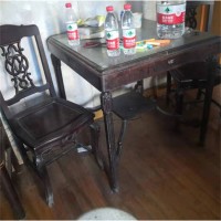 旧家具回收  红木家具  麻将台  八仙台  方凳收购价格