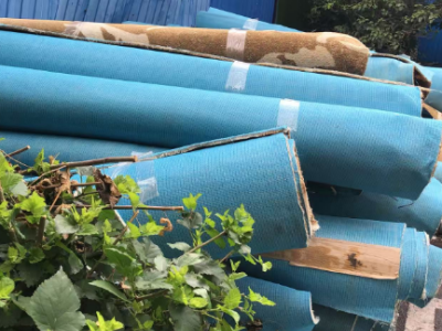 酒店10吨左右废旧地毯处理