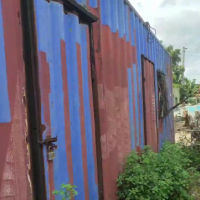 12米长集装箱房及两台空调拆除处理