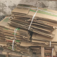 公司每个月一吨多废纸箱处理