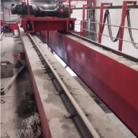 一台起重10吨跨度18.5米行车设备处理