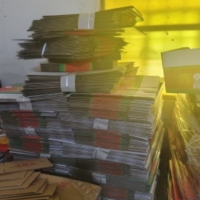 公司十几吨纸箱处理