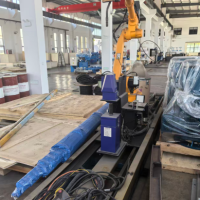 公司机械臂、地轨、控制柜、焊机等一整套智能工作站设备处理