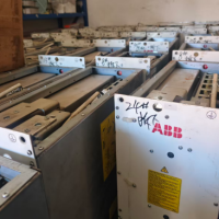 116台变频器、29台断路器、29台接触器设备处理