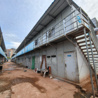 工地4000多平活动板房拆除处理