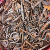 厂里每个月一百多吨回炉的不锈钢处理