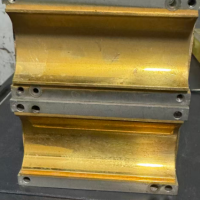 20多公斤渡金黄铜处理