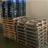 五百多个木托盘处理