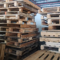 公司一百多个木托盘处理