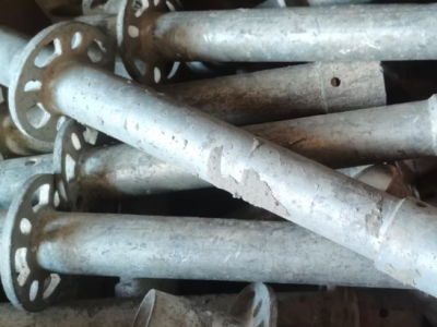 一千多斤镀锌管处理