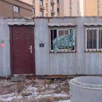 一个集装箱房拆除处理