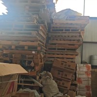 200多个木托盘处理