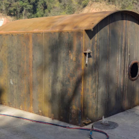 公司三十多吨废钢铁处理