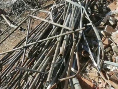 农场两百吨左右钢管处理
